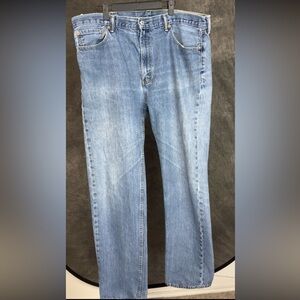 Levi’s 505 Regular Fit Straight Leg Jeans | 42×36 | Classic Blue Denim